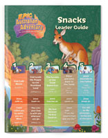 Snacks Leader Guide - Epic Australian Adventure - VBS 2025