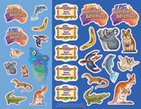 Sticker Sheets (Pack of 10) - Epic Australian Adventure - VBS 2025