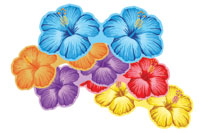 Tropical Flower Decorations - (Pack of 25) - Tropical Trek VBS 2026