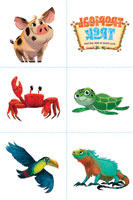 Temporary Tattoos (Pack of 12) - Tropical Trek VBS 2026