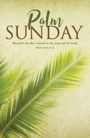 Standard Palm Sunday Bulletin: The multitudes who went before