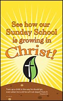 Growing in Christ Stand-Up Display