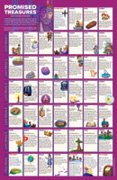 Promised Treasures: Lent and Easter Family Calendar (Pack of 25)