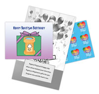 One in Christ - Grade 1 Baptism Birthday Cards and Stickers (Pack of 24)