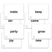 One in Christ - Grade 1 Word Wall Vocabulary Cards