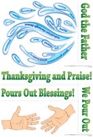 Blessing and Praise Bulletin Board