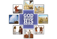 God Blesses His Disciples Bulletin Board