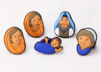 Little Boy Samuel Finger Puppet Set