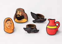 Food for Elijah Finger Puppet Set