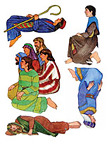 One in Christ Bible Story Figures - Downloadable