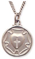 Luther's Rose Sterling Necklace - 18"