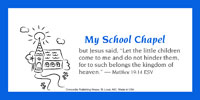 Dollar Bill Size School Chapel Offering Envelope Set