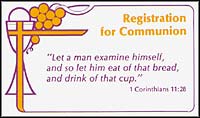 Communion Registration Cards (Pkg of 500)