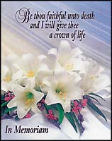 Memorial Cards - Crown of Life (Pkg of 12)