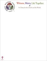 Witness, Mercy, Life Together Letterhead