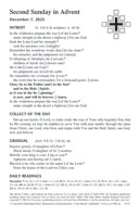 3-Year Lectionary Propers – Quarter 1 Bulletin Insert - Downloadable