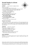 3-Year Lectionary Propers – Quarter 1 Bulletin Insert - Downloadable
