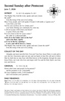 3-Year Lectionary Propers – Quarter 3 Bulletin Insert - Downloadable