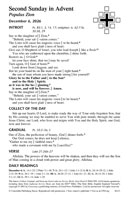 1-Year Lectionary Propers – Quarter 1 Bulletin Insert - Downloadable
