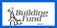 Dollar/Check Size Building Fund Offering Envelope