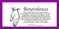Dollar/Check Size Benevolence Offering Envelope