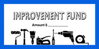 Dollar/Check Size Improvement Fund Offering Envelope