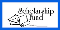 Dollar/Check Size Scholarship Offering Envelope