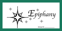 Dollar/Check Size Epiphany Offering Envelope