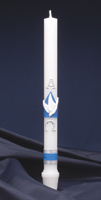 Dove Baptismal Candle