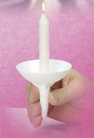 Candlelight Service Plastic Re-usable Holders (Pack of 25)