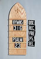 Hymnboard Numerals - 3-5/8" tall
