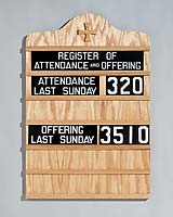 Register Board Slide Set - 3-5/8" tall