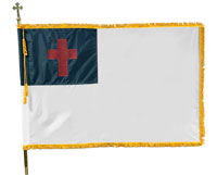 Christian Indoor Flag with Accessories, 4' x 6'