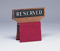 Reserved Signs