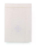 Baptismal Napkin w/1" Greek Cross (lower)