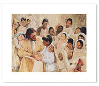 Let the Children Come to Me Poster, 14" x 18"