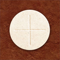 White Celebrant Communion Wafers 2-3/4" (Box of 50)