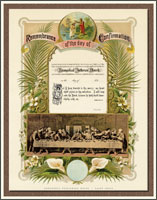 Vintage Confirmation Certificate #1