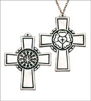 Luther Rose 3" Pectoral Community Cross