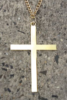 Gold Plate Clergy Cross
