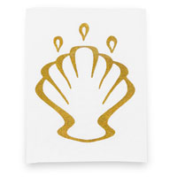 Baptism Napkin with Shell