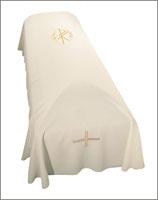 Funeral Pall with Chi-Rho & Wheat