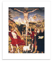 Cranach's Altar Painting Poster - 16" x 20"