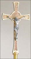 Bronze Processional Crucifix