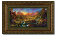 Framed Print Patina Bronze The Beginning