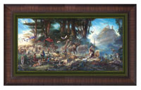 Framed Print Classic Wood The Gathering