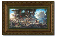 Framed Print Patina Bronze The Gathering