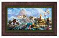 Framed Print Classic Wood The New Creation
