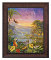 Framed Print Classic Wood Creation (Papp)