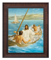 Framed Print Classic Wood First Disciples (Hunt)